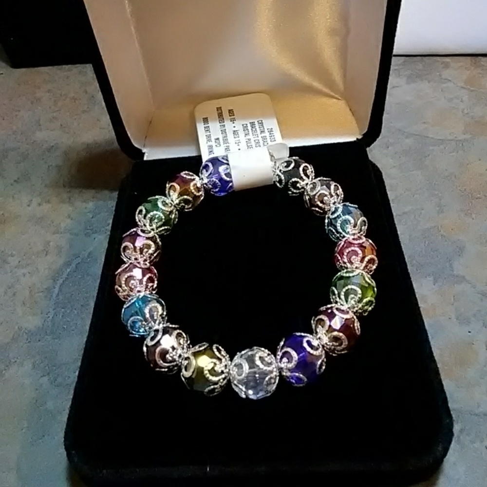 Multi-Color Crystal Bracelet